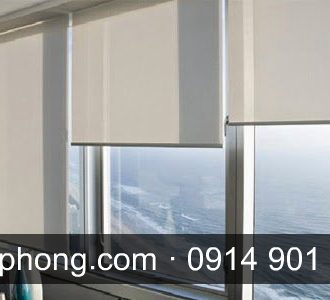 Rèm cuốn văn phòng vải trơn hiện đại - Đỉnh Phong