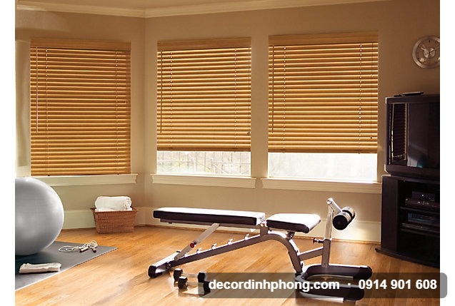 mẫu rèm gỗ trang trí nội thất