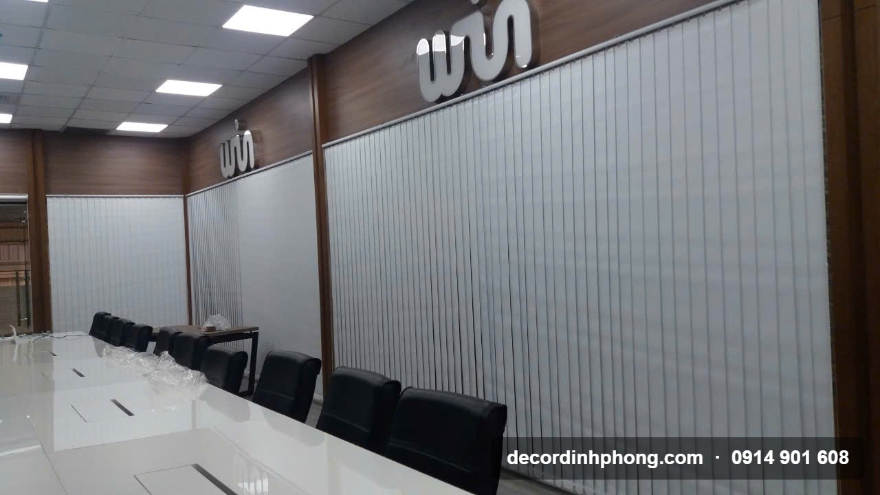 Rèm lá dọc phòng họp tại Thuận An Bình Dương