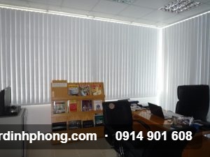 mẫu rèm lá dọc thi công thực tế