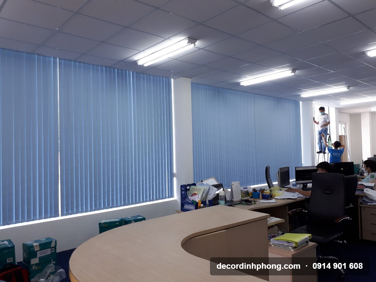 Rèm lá dọc văn phòng tại Thủ Dầu Một Bình Dương