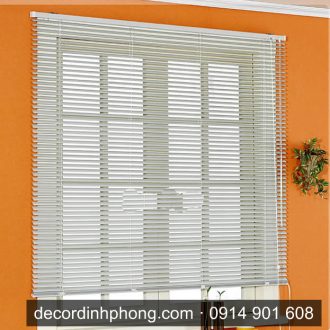 Rèm sáo nhôm trắng bạc hiện đại - Đỉnh Phong