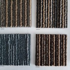 Bảng mẫu thảm tấm vân sọc Manchester Interflor cho sự kiện, hội trường