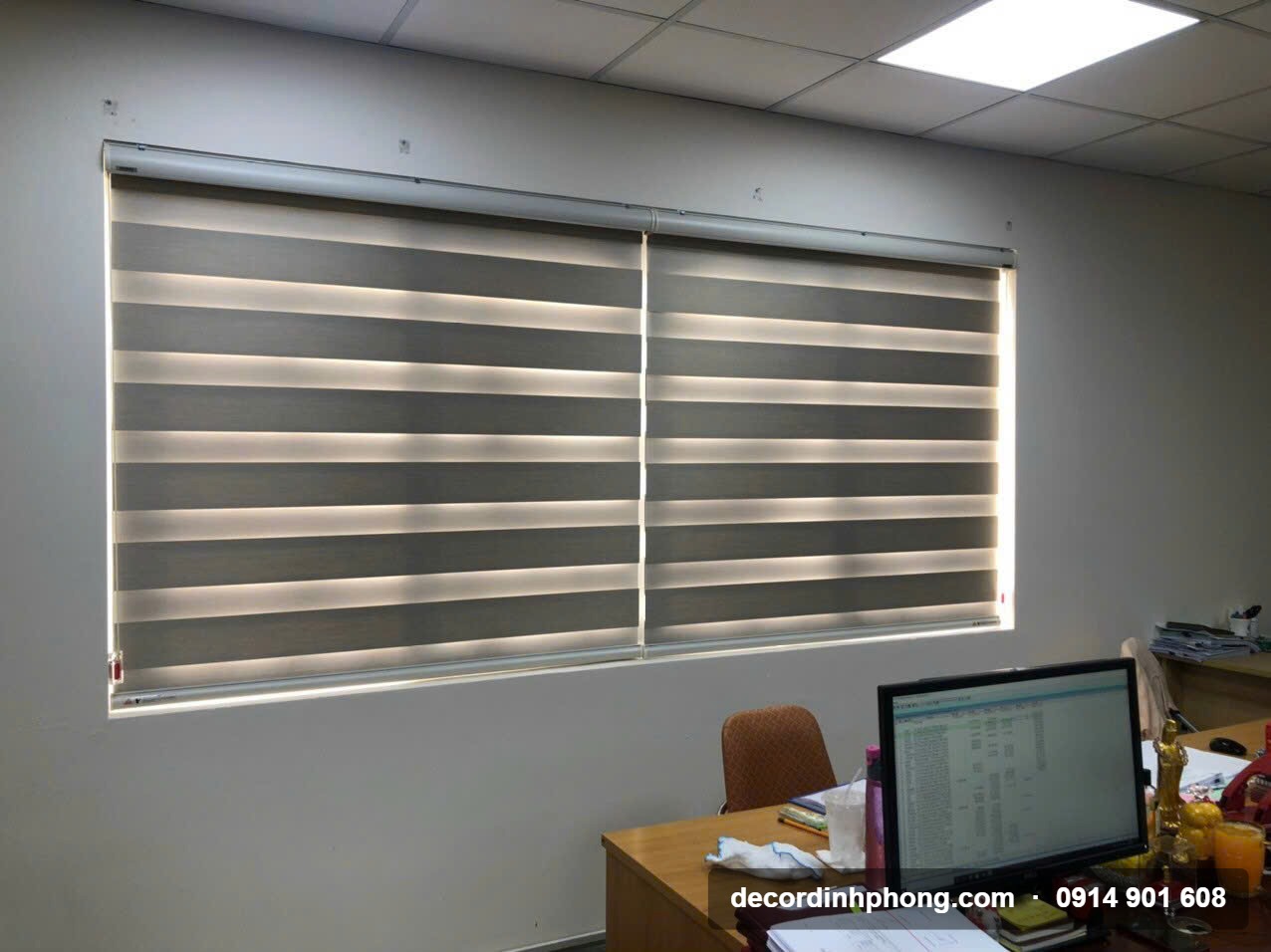 Rèm cầu vồng văn phòng điều hành tại Phú Giáo Bình Dương