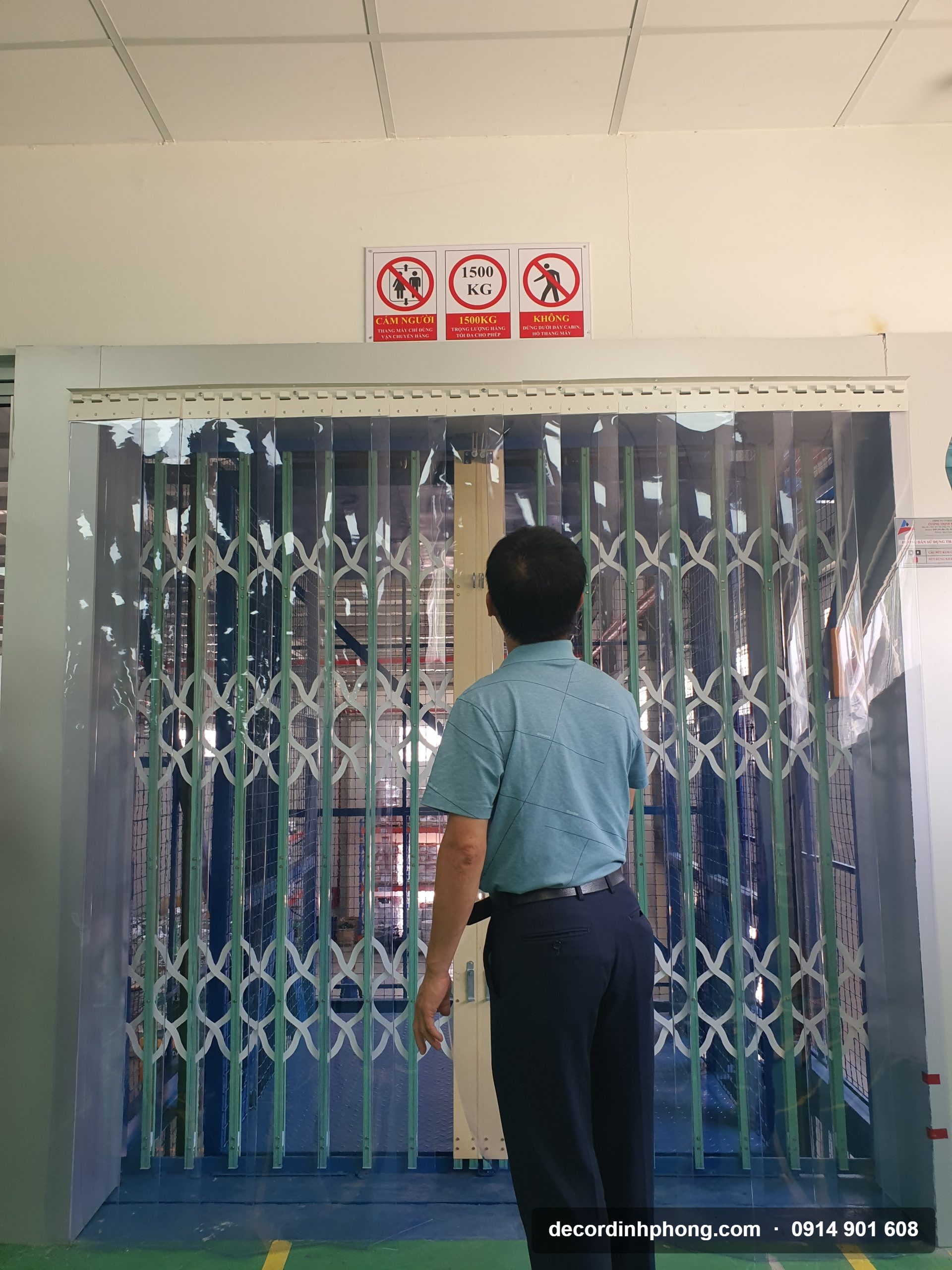 Rèm nhựa PVC ngành cơ khí tại Đồng Nai