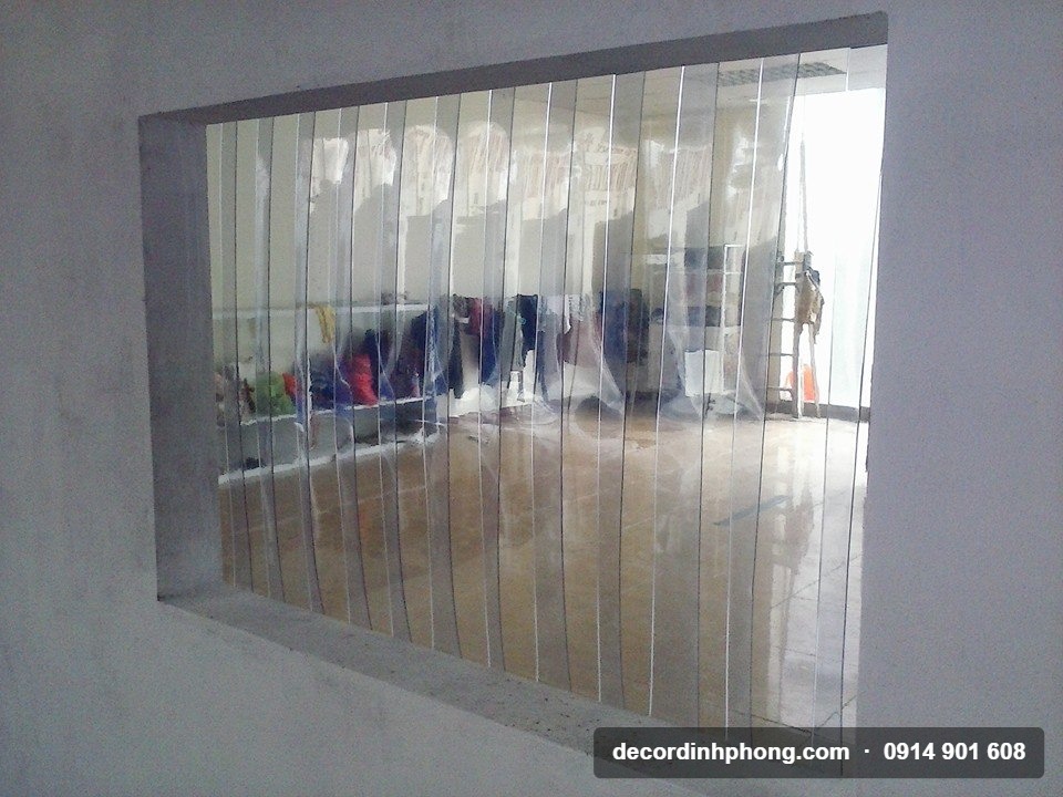 Rèm nhựa PVC ngành dệt may tại Bình Dương