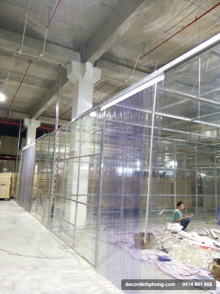 Rèm nhựa PVC kho vận logistics tại Bình Dương