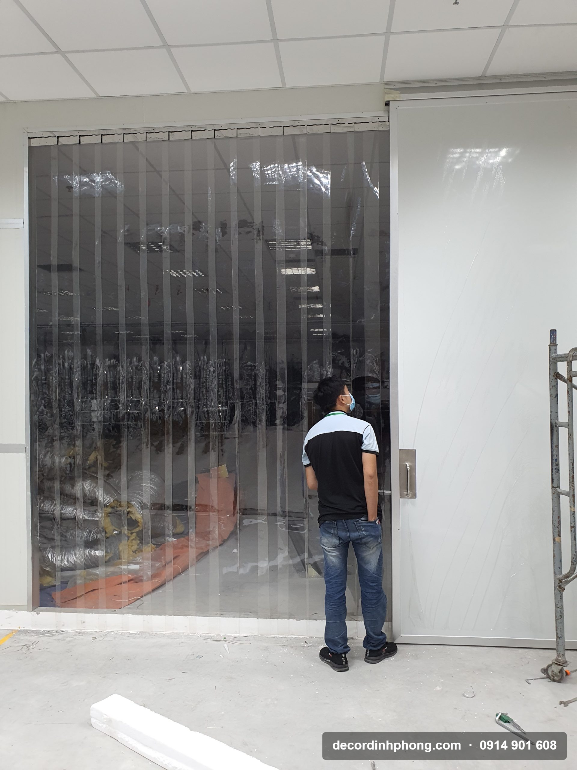 Rèm nhựa PVC ngành thực phẩm tại Bình Dương