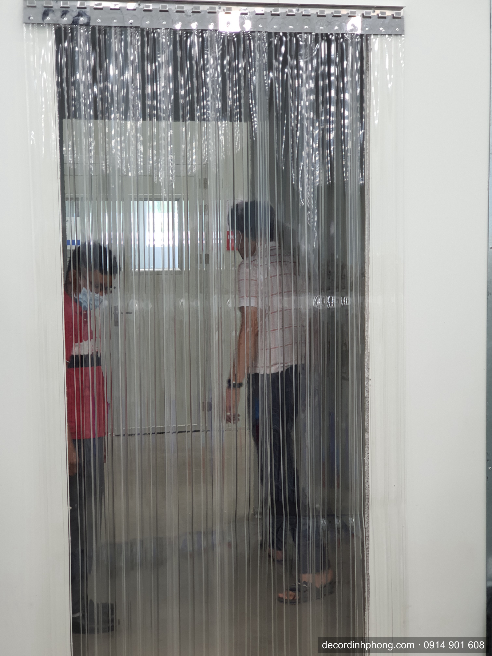 Rèm nhựa PVC nhà xưởng hoàn thiện, kỹ thuật kiểm tra sau lắp đặt